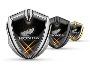 Honda Auto Abzeichen Renn Look Glänzender Abschluss